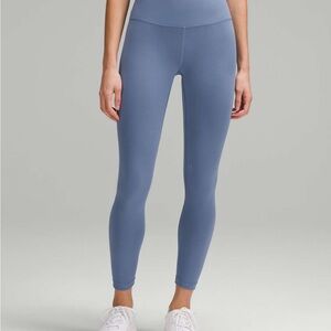 Lululemon Wunder Train Women's Slate Blue  Leggings